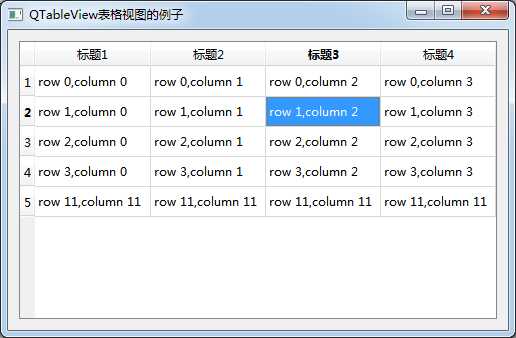 PyQt5高级界面控件之QTableView（一）_https://bianchenghao6.com/blog__第3张