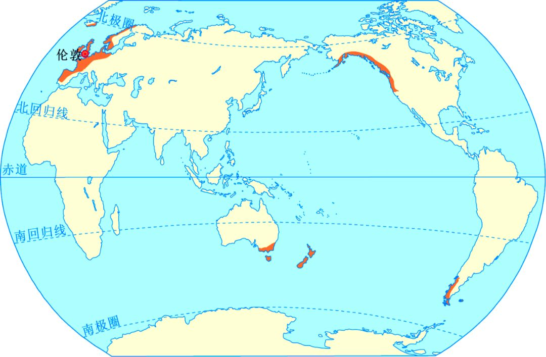 气候维度分布_世界地图气候类型分布图_https://bianchenghao6.com/blog__第16张