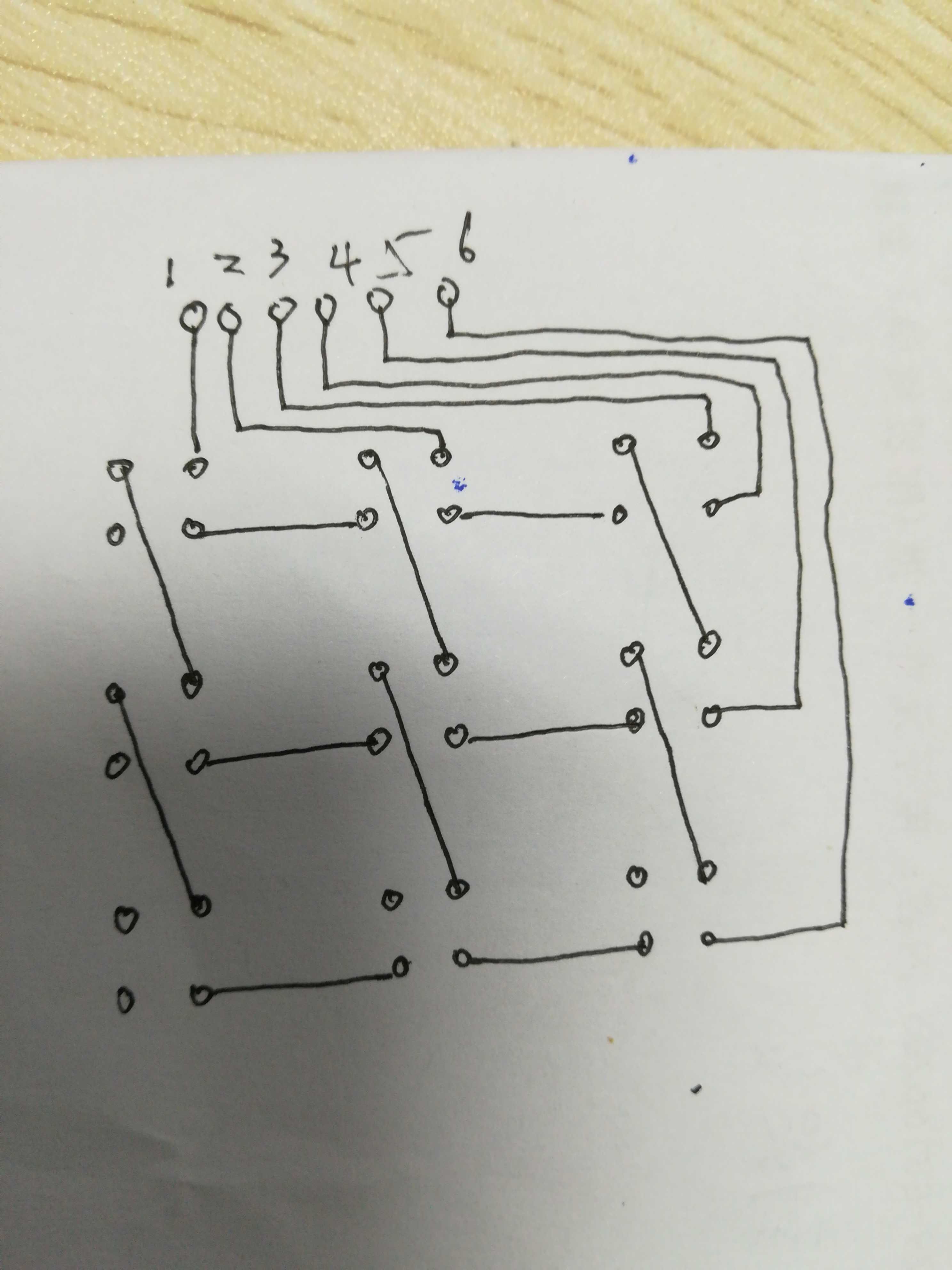 矩阵键盘焊接及程序