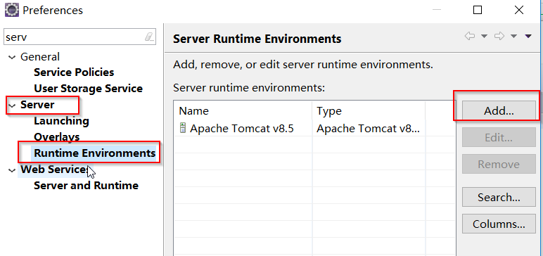 把Tomcat配置到Eclipse