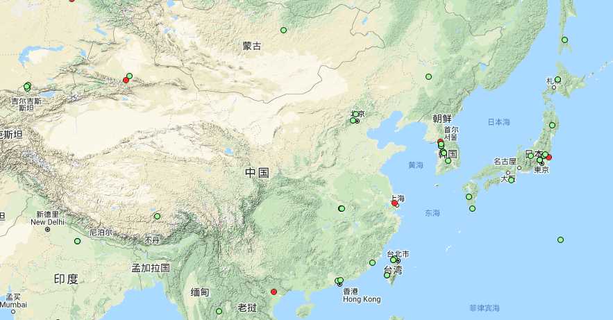 国内地面站分布