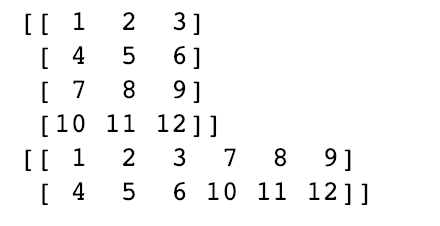 Python数据分析 | (9)NumPy数组高级操作---变型、重塑、扁平、合并拆分以及重复