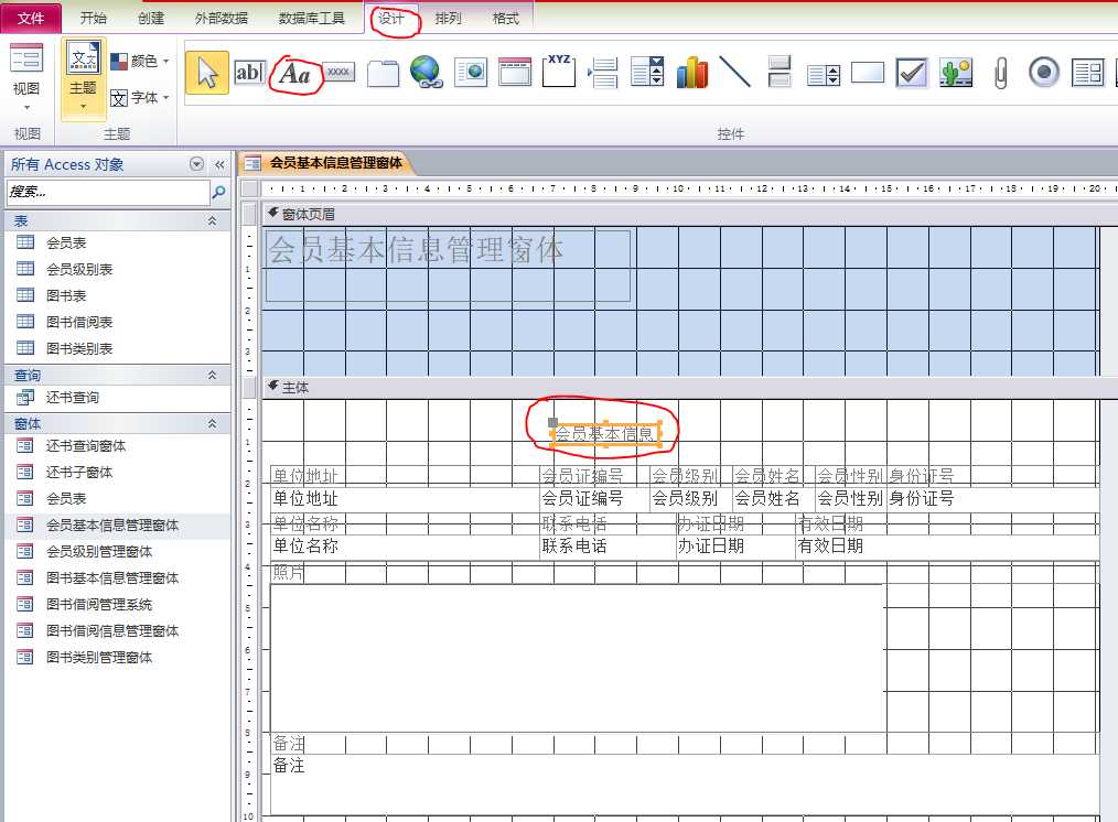 Access应用实例——图书借阅管理系统