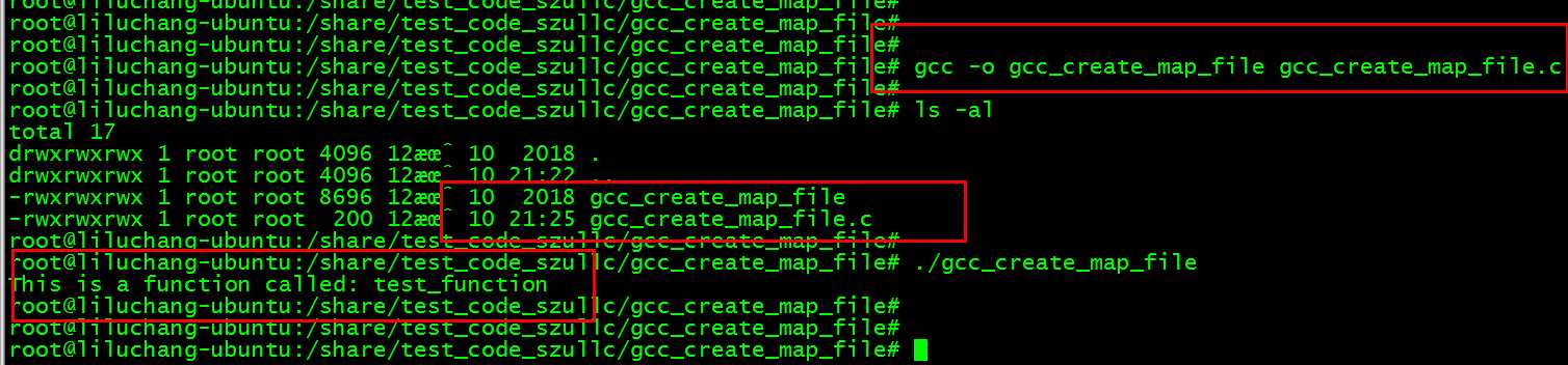 【Linux编程】如何使用gcc编译源代码时输出map文件？