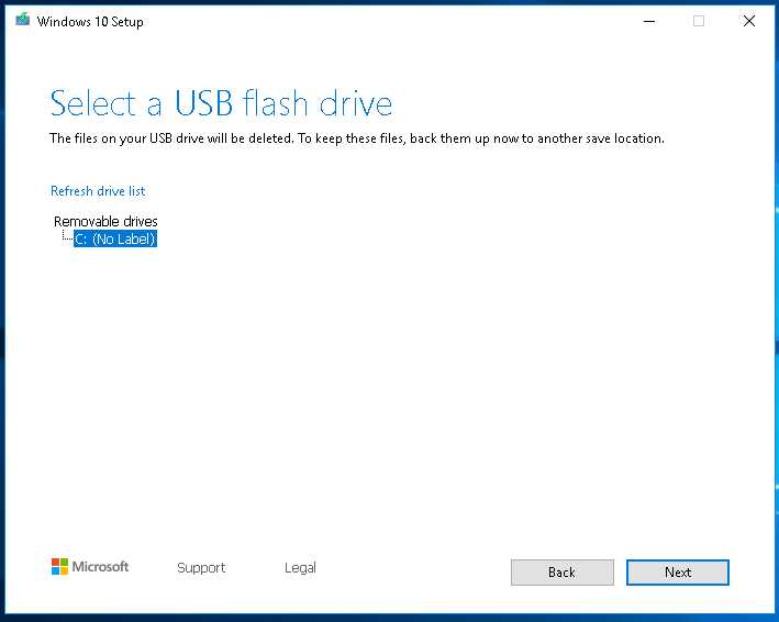 Select USB Flash
