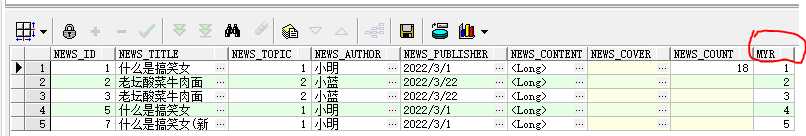 JavaWeb 新闻系统分页操作