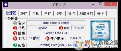 CPU-Z使用说明