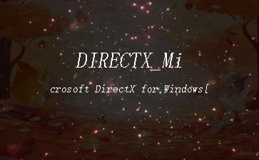 DIRECTX_Microsoft