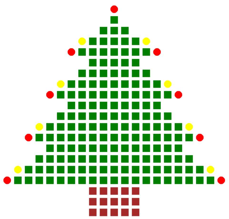 用python画圣诞树的代码
