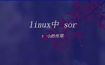 linux中