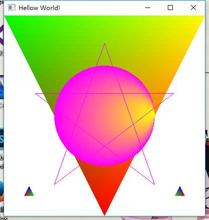 用opengl画五角星_opengl画一个三角形「建议收藏」