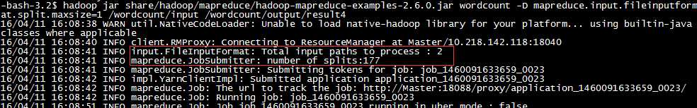 Hadoop2.6.0的FileInputFormat的任务切分原理分析（即如何控制FileInputFormat的map任务数量）