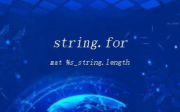 string.format