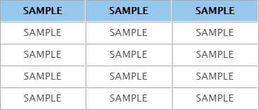 HTML中Table表格的使用与漂亮的表格模板