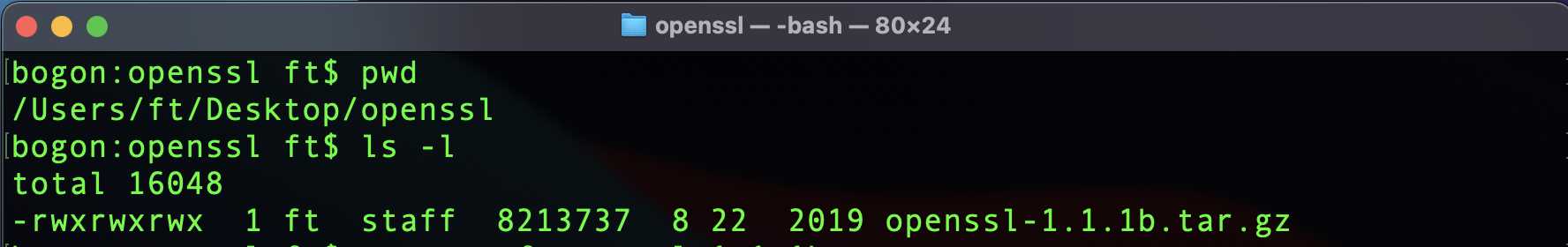 OpenSSL压缩包