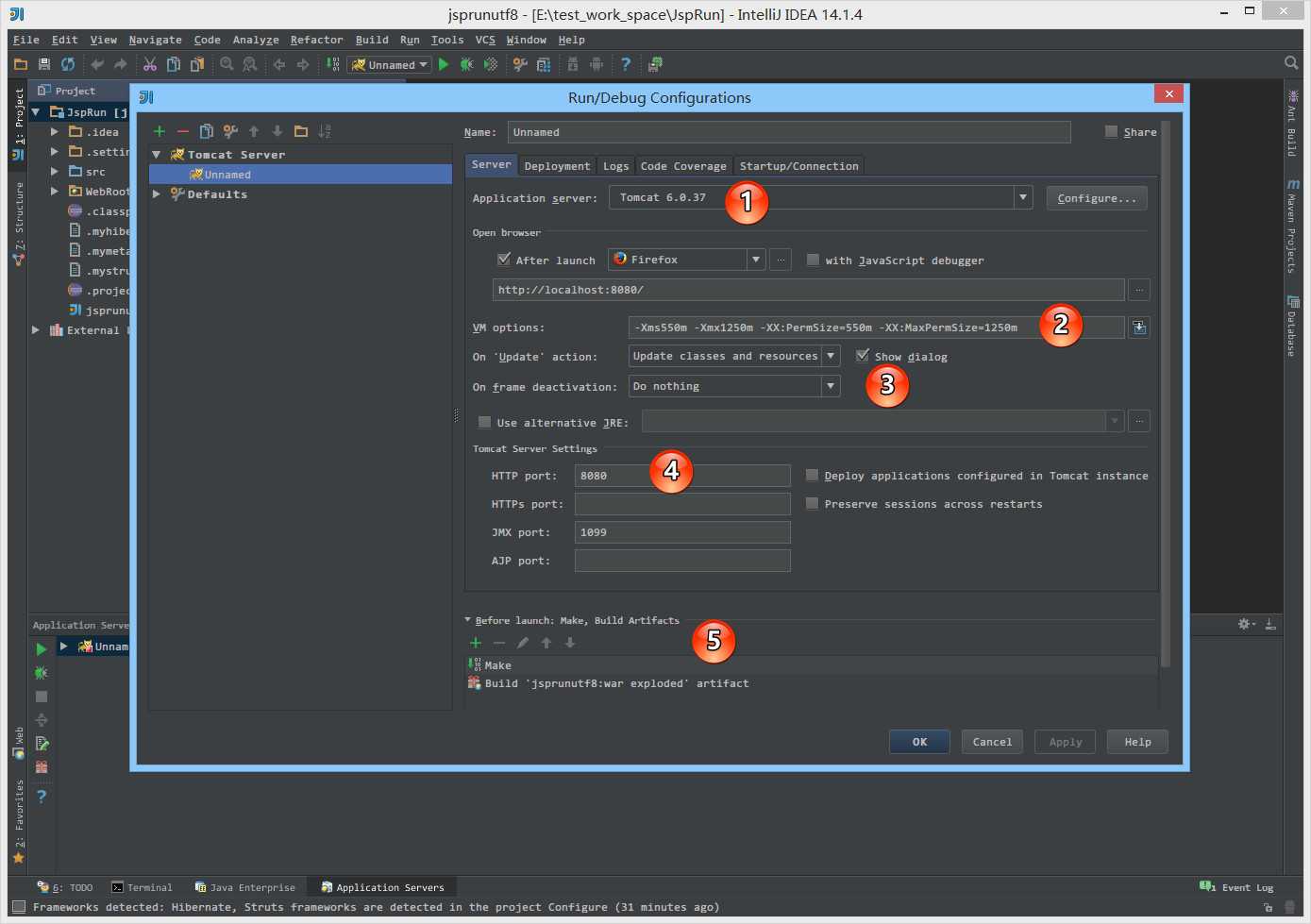 IntelliJ IDEA Tomcat配置 详解