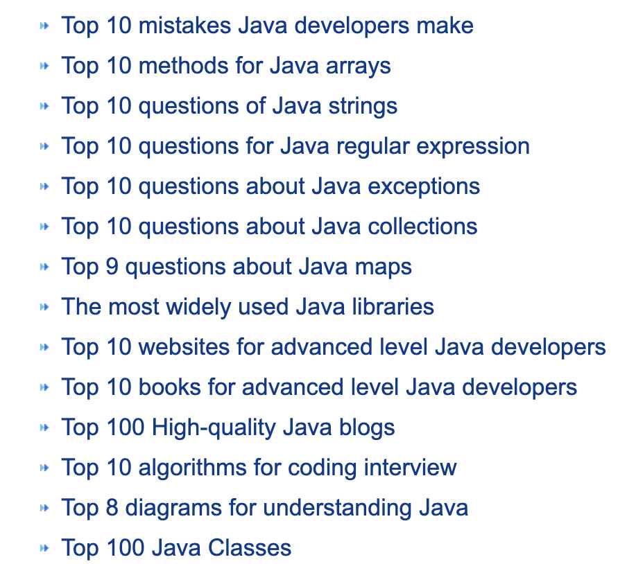 推荐10个堪称神器的 Java 学习网站