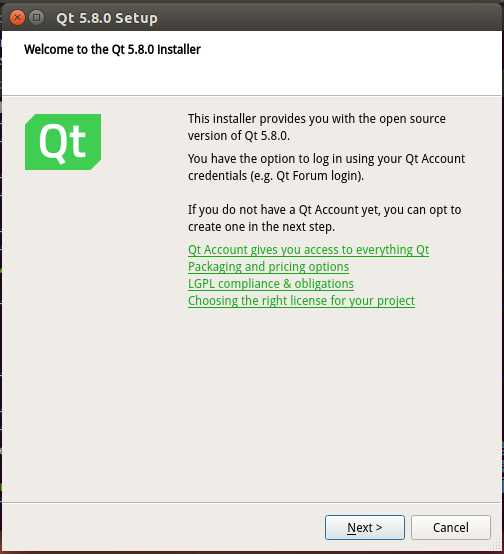 Ubuntu下安装Qt5.8
