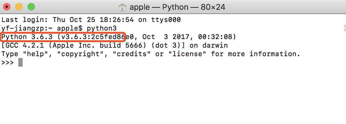 Mac Python下载安装教程