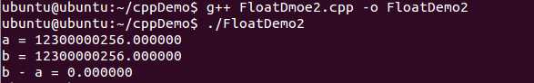 C++之Float类型, double类型