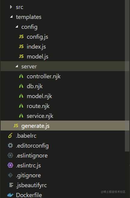 使用 Node.js 写一个代码生成器