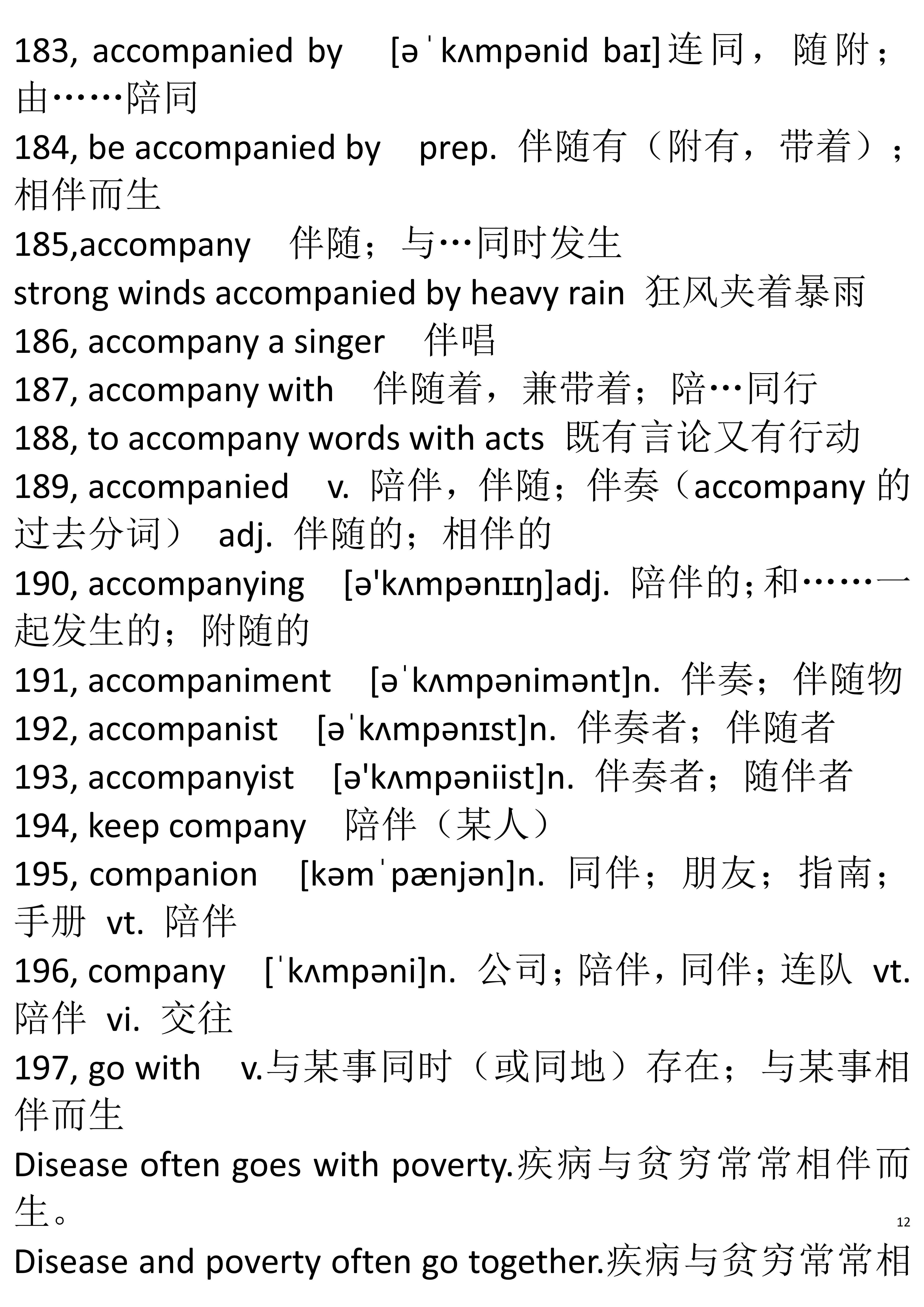 大学英语六级词汇讲义-01 词根词缀联想记忆背单词[通俗易懂]