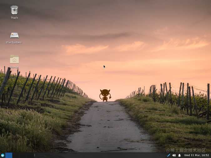 FuryBSD Post-Install XFCE Desktop