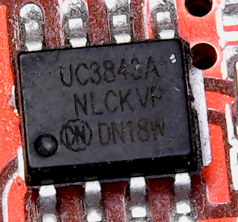 ▲ 图2.1.2 UC3843A 控制芯片