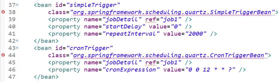 SimpleTriggerBean SimpleTriggerFactoryBean CronTriggerBean CronTriggerFactoryBean「建议收藏」