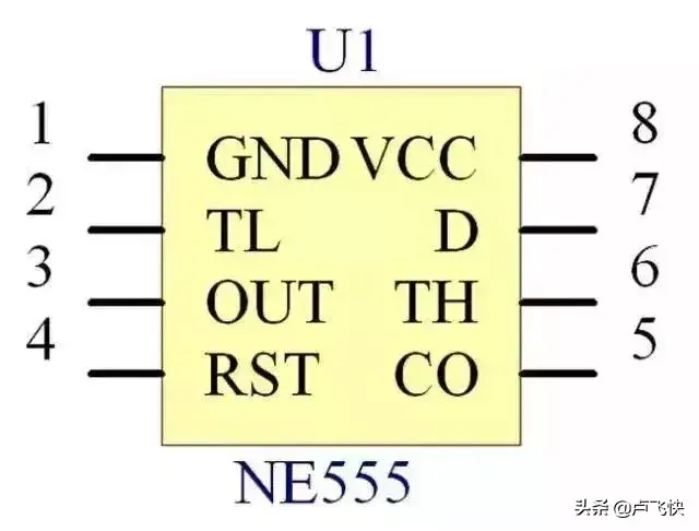 555定时器电路的应用实例_555计时器制作1秒脉冲发生器