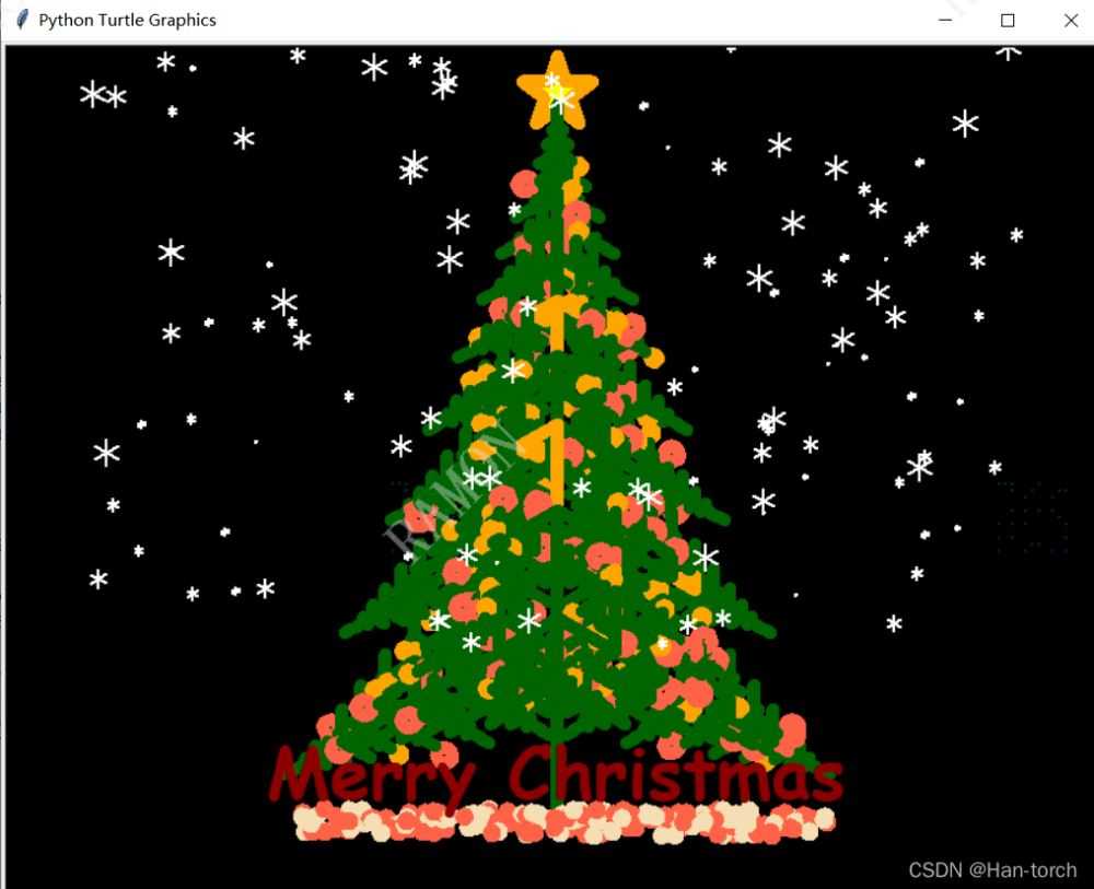 python简单绘制圣诞树_一步一步画圣诞树