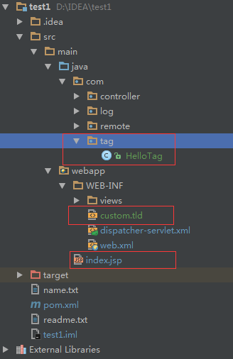 jsp自定义标签开发_jsp页面向tag文件传递数据