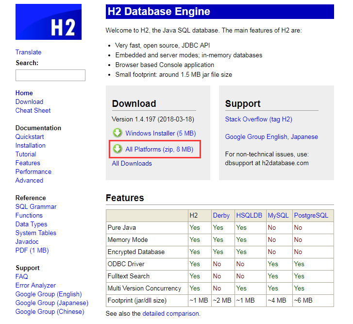 h2 数据库使用简介是什么_db2数据库
