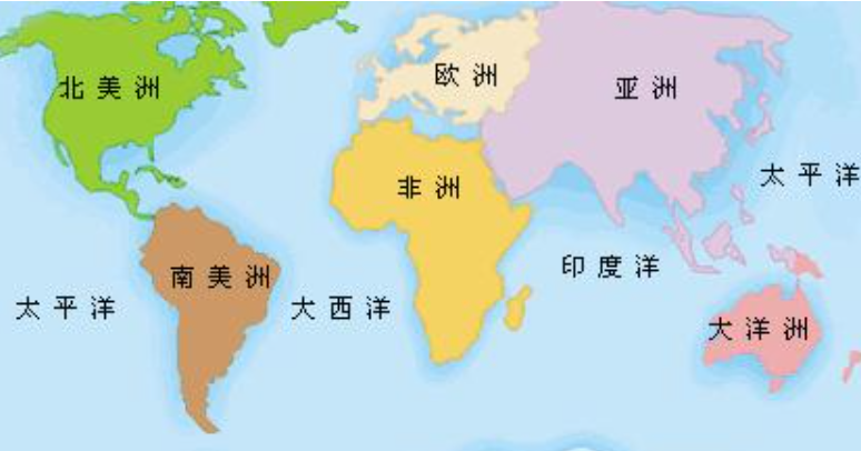 五大洲是哪五个区域的_五大洲的顺序是