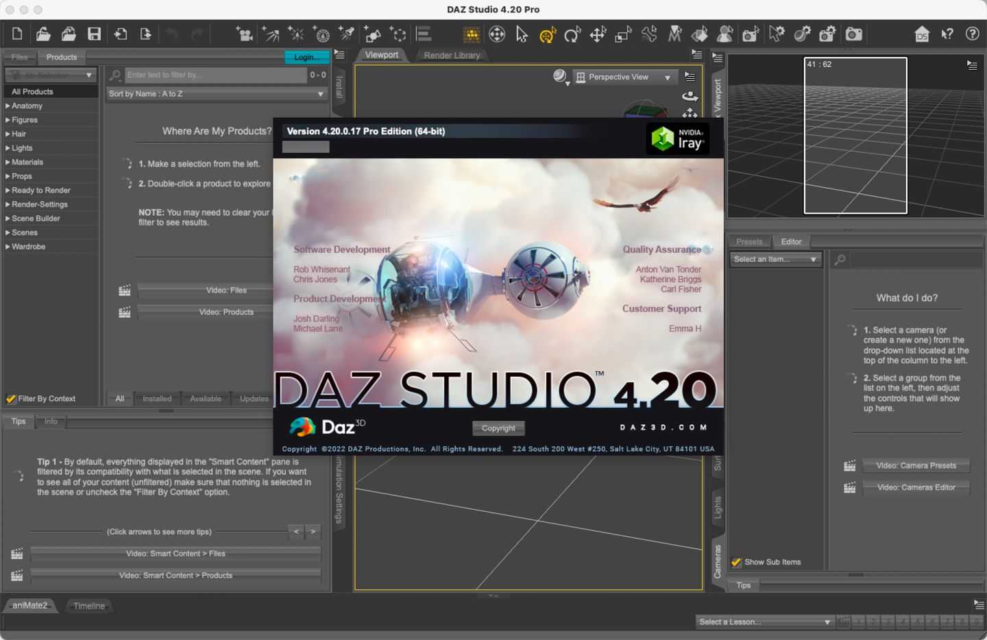 制作3D人物动画DAZ Studio注册码激活版「终于解决」