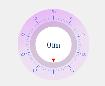 Qt 自定义 转盘 控件[纯代码]