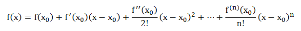 泰勒公式和麦克劳林公式的区别_高中常用十个泰勒公式