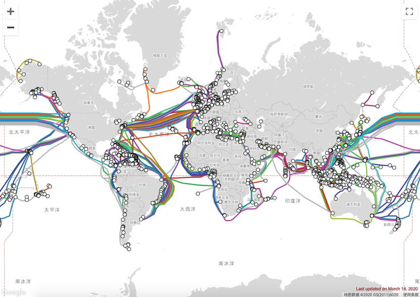 全球海底光缆分布_什么是海底光缆「建议收藏」