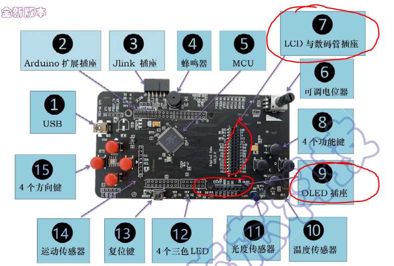 7、ARM嵌入式系统：LCD/数码管/OLED初始化