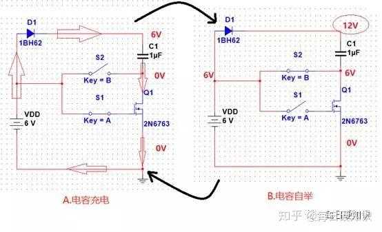 秒懂电容自举电路_二极管升压电路原理