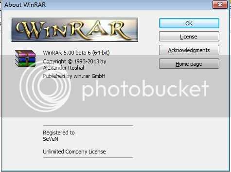 WinRAR 5.0.0 Beta6 官方英文版+注册机激活成功教程版