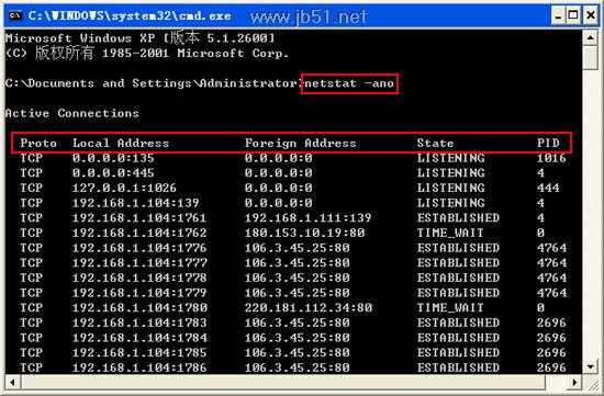 查看端口的占用情况_netstat查看端口状态