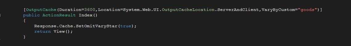MVC缓存OutPutCache学习笔记 (一) 参数配置