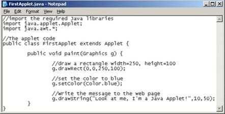 java applet的建立_Java Applet