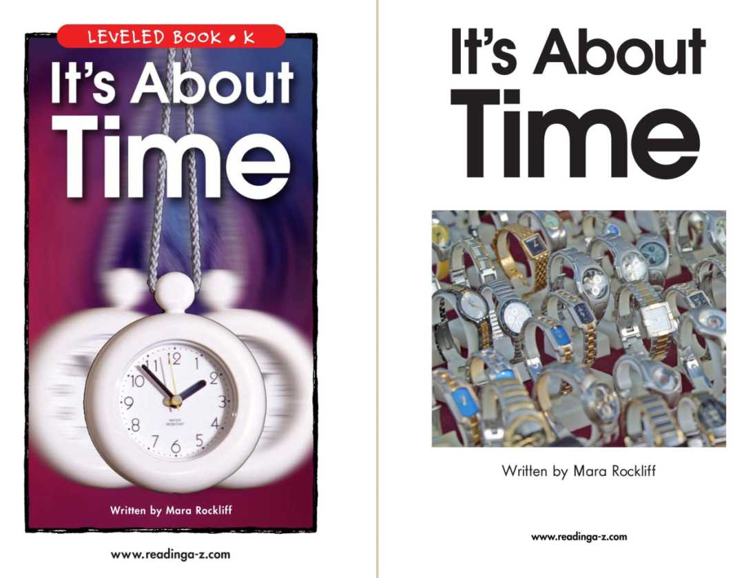 「英语绘本故事」It's about Time 关于时间记法的由来