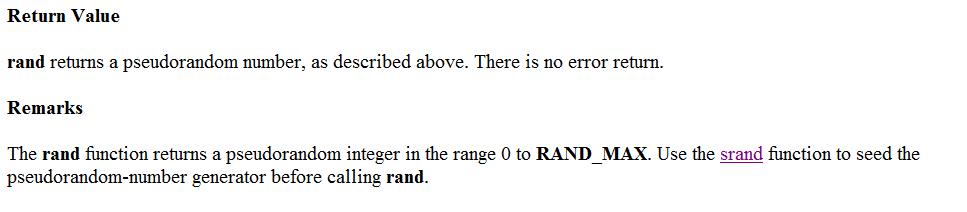 c语言随机数函数random_c语言rand函数生成的随机数范围「建议收藏」