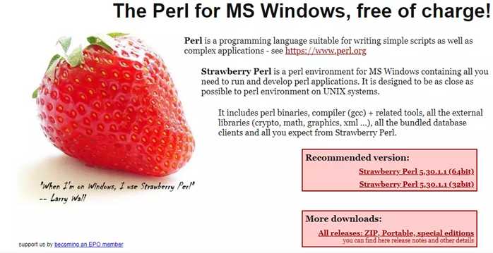 win10安装perl_perl安装包