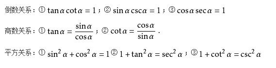 三角函数化简公式总结高中_sincos的关系公式