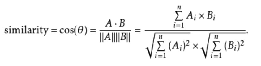 余弦相似度和余弦距离的推导与理解_1的余弦值为「建议收藏」