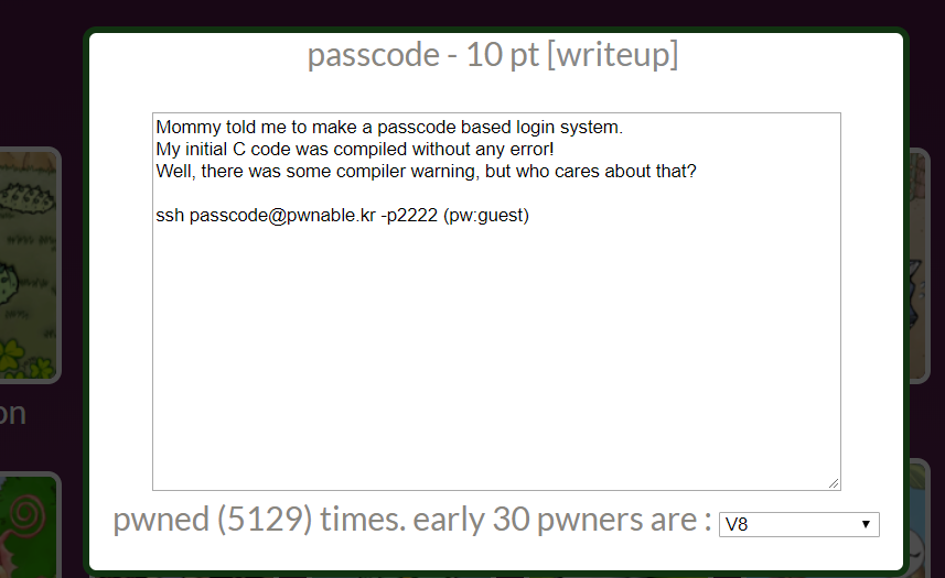 5、passcode